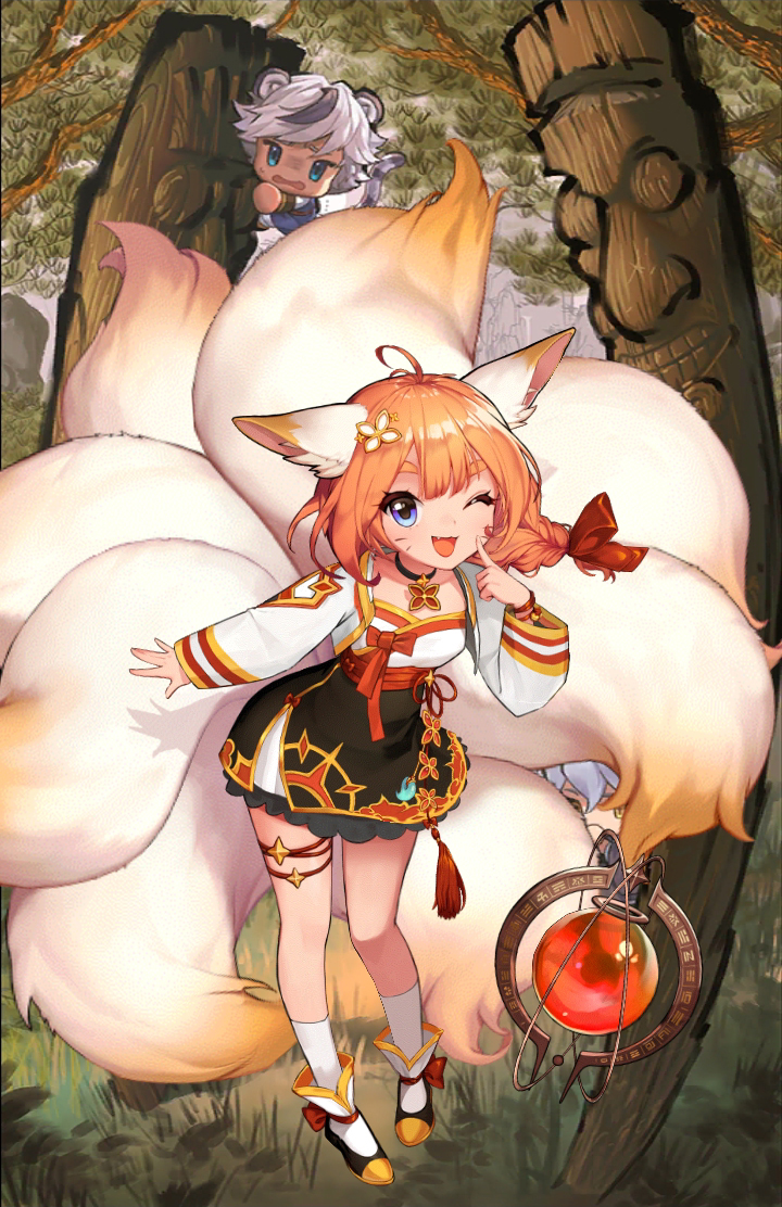 Guardian Tales - Nari, Nari, little Nari! 🦊 Folktale is back! Venture into  the past and find out what happened to her village and the magic well! Are  you Team Garam 💙